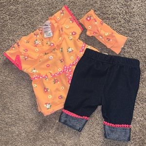 Summer outfit baby girl (0-3m)